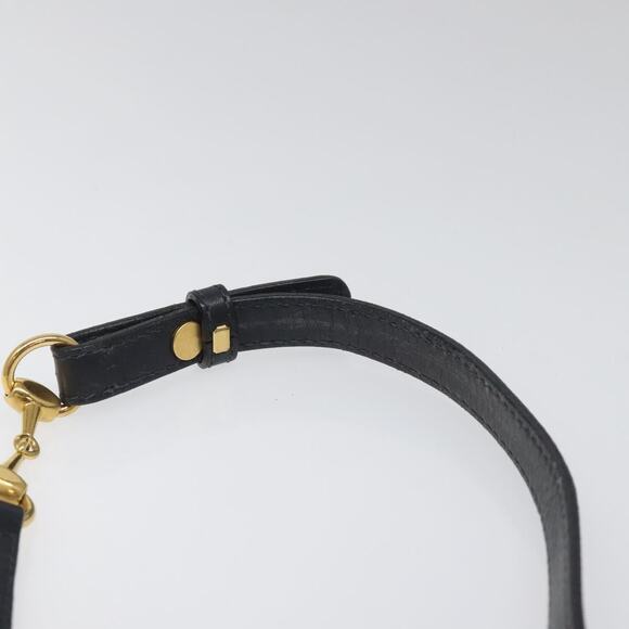 GUCCI Shoulder Bag Suede Navy - Picture 8 of 13